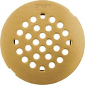 Moen Snap-in Shower Drain Cover for Use with 3-inch Shower Drain, Brushed Gold, 101663BG, (Pack of 12) - size: Pack of 12