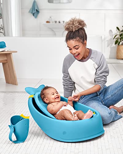 Skip Hop Baby Bath Rinse Cup MOBY Tear-Free Waterfall Rinser Blue Age 0+ - style: Moby Rinser Blue