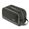 Gonex Travel Toiletry Bag Nylon, Shaving Bag Toiletry Organizer Gray - color: Gray