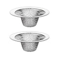 2.125" Top / 1" Basket Small Drain Strainer | 2Pcs Sink Bathroom Drain Hair Catcher,RV Sink, Stainless Steel Drain Filter - size: 2pcs small