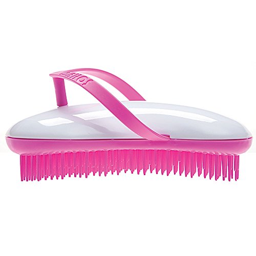 B126 Shower Head Brush/Exfoliator Shampoo Brush/Head Massager Scalp Stress Relax Shower Brush/Scalp Scrub Hair Brush Massager/Hair Massager for Hair Growth/Scalp Dandruff Brush Small Hair Brush - color: Pink Cotton