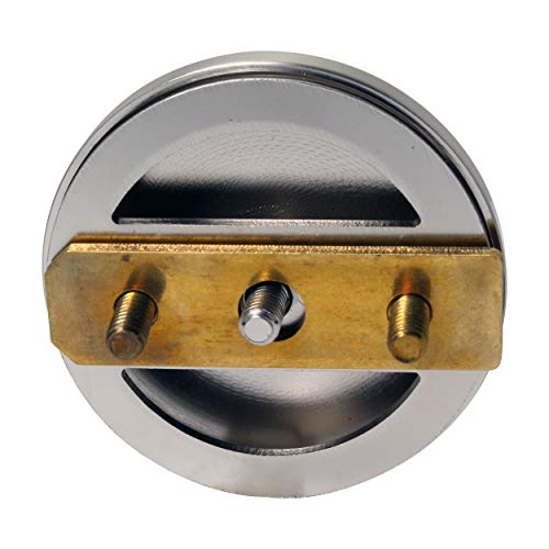 Westbrass Floating No-Hole Overflow Faceplate, Satin Nickel, D980R-07 - color: Satin Nickel, size: 1 Pack