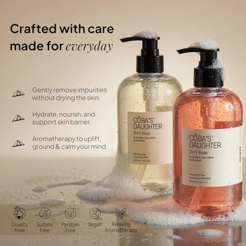 COBA'S DAUGHTER Luxury 7-Piece Bath & Body Gift Set with Rattan Case | Curated body wash, bubble bath & scrub | Gifted for holidays, birthdays & bridal showers - style: Bath & Body Ritual Set