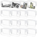 16 Pieces Clear Makeup Bags Bulk, TSA Approved Toiletry Bag for Travel, PVC Waterproof Cosmetic Pouches Clear Pouch with Zipper for Men and Women Carry-on Travel Essentials Cosmetic Bags (White-M) - color: White-M