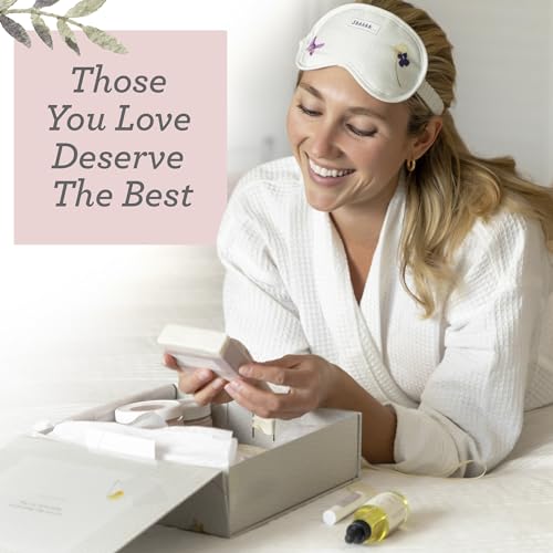 Lizush Luxury Spa Gifts for Women - 9 Piece Lavender Gifts for Her, Gift Baskets, Body Care Set for Mom, Birthday Box For Women, Self Care Spa Kit For Wife - Handmade in the USA - size: Lavender 9 Piece