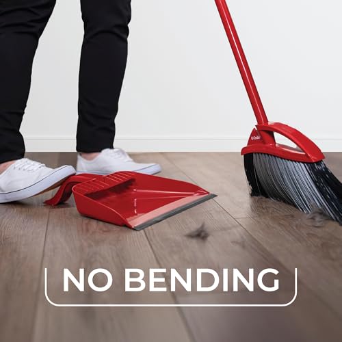 O-Cedar Pet Pro Broom with Step-On Dustpan | Remove 99% with One Sweep | Removes 3 Times More Pet Hair | Quiet Cleaning Tool for Cat and Dog Owners - size: PowerCorner Pet Pro Broom