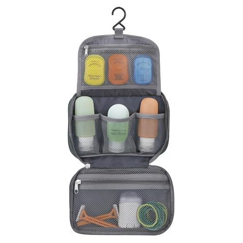 Travelon Compact Hanging Toiletry Kit - color: Charcoal