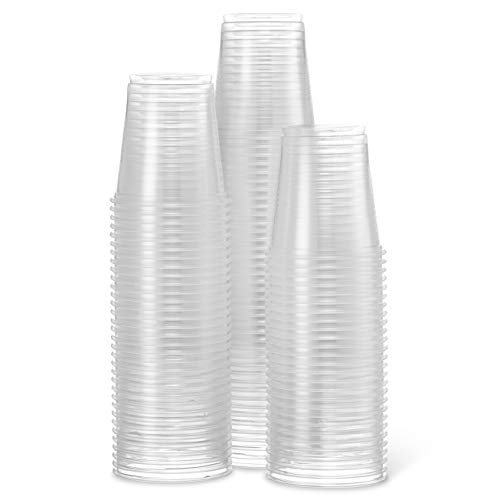 [100 Count] PlastiMade 3 Oz Clear Plastic Disposable Reusable Cups For Drinking, Bathroom, Rinsing, Test, Medication, Party, Home, Office, Water, Juice, Kids. 1 Pack - color: 1 Pack, size: 3 Ounces