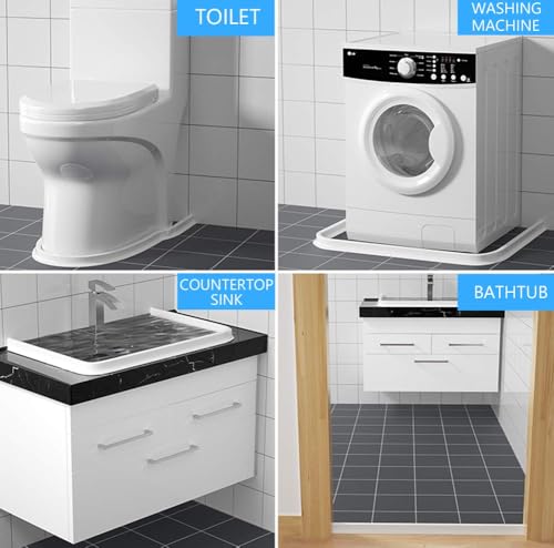 Duzzy 67 Inch Collapsible Shower Threshold Water Dam, Ideal for Wheelchair Accessible, Suitable for Accessibility ADA Handicap Showers - color: Gray, size: 67 Inch