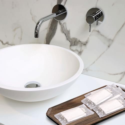 100 Pack Hotel Vanity Kit Individually Wrapped, Bulk Hotel Amenities Kit, Hospitality Set, Amenities Hotel Vanity Set Hygiene Products Include Cotton Pads, Cotton Swabs, Dental Floss Picks - size: 100 Pack