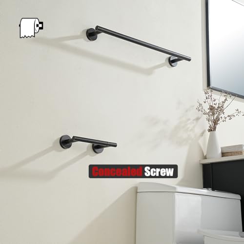 JQK Bronze Toilet Paper Holder, Double Post Pivoting Tissue Holder Wall Mount, 304 Stainless Steel Hold Mega Rolls, Oil Rubbed Bronze, TPH150-ORB - color: Oil Rubbed Bronze