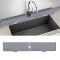 33inch Kitchen Sink Splash Guard Mat,Silicone Material Protects Faucet Handle from Dripping Water,Faucet Mat Splash Catcher,Multipurpose for Kitchen Sink, Sink Sponge Holder