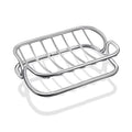 Patelai Soap Dish Stainless Steel Bathroom Bar Soap Holder for Shower Rust Proof Metal Self Draining Sponge Shelf Tray for Kitchen Sink(Classic Style) - style: Classic Style