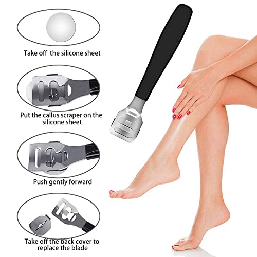 36 in 1 Pedicure Kit, Professional Pedicure Tools Foot Rasp Foot Dead Skin Remover for Home & Salon Care - style: Black
