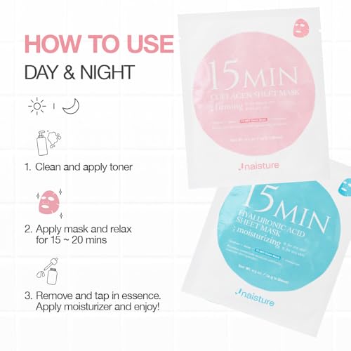 Naisture 15 Min Pamper Me Kit Korean Spa Skincare Gift Set for Women-Head to Toe with Hair, Face, Eye, Hand, & Foot Masks (7 pcs) - color: Pamper Me Kit