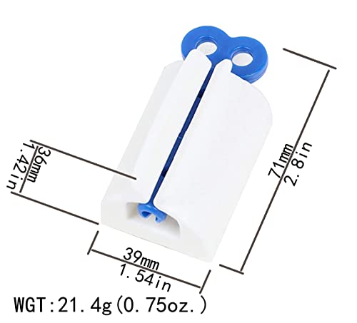 whiteeeen 3pcs Toothpaste Squeezer Dispenser Toothpaste Roller Toothpaste Seat Holder Stand for Bathroom