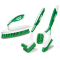 Libman Heavy Duty Scrub Brush Kit | Cleaning Brushes for Household Use | Tub Scrubber | Easy Grip Scrub Brush | Big Job Kitchen Brush | Dual Sided Tile & Grout Brush | 3 Different Brushes Included - style: Heavy Duty Scrub Brush Kit