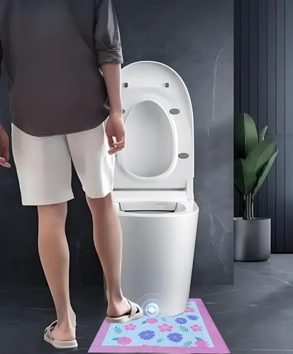 Toilet Floor Protector From Urine 15 Pack Disposable Toilet Mats Provides Ideal Liquid Absorption Great for Toilet Training or Keeping Your Floors Clean (Printed Mats) - style: Printed Mats