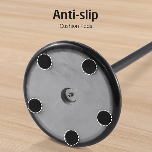 KES Natural Marble Toilet Paper Holder Stand Bathroom Free Standing Toilet Paper Holder 18/8 Stainless Steel, Matte Black, BPH284S1-BBK - color: Blcak Marble & Black Bar, size: 20.6"H