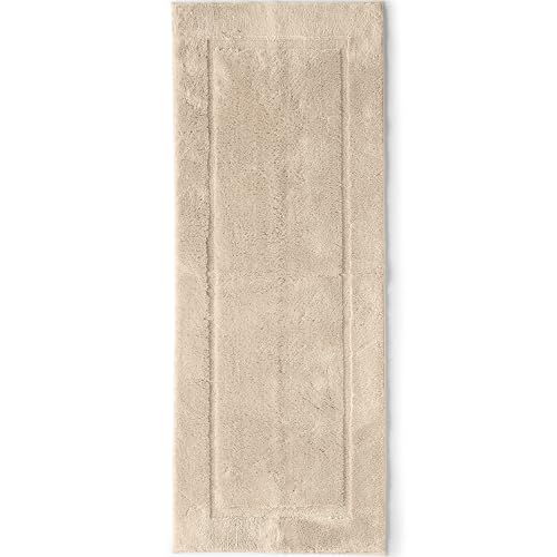 Lands' End Non Skid Bath Rug Dark Sand 23" x 59" - color: Dark Sand, size: 23" x 59" (Rectangular)