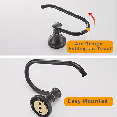 BESy Oil Rubbed Bronze Toilet Tissue Paper Holder Oil Rubbed Bronze Bathroom Accessories Toilet roll Paper Hanger, Wall Mounted, Rustproof - color: Oil Rubbed Bronze