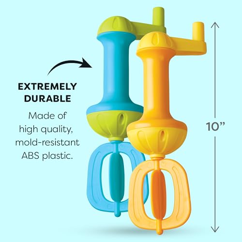 HABA Kids Bubble Bath Whisk 2 Pack - Bath Toys for Sensory Play, Motor Skill Development, Water Play and Bath Time Fun - style: Two Pack