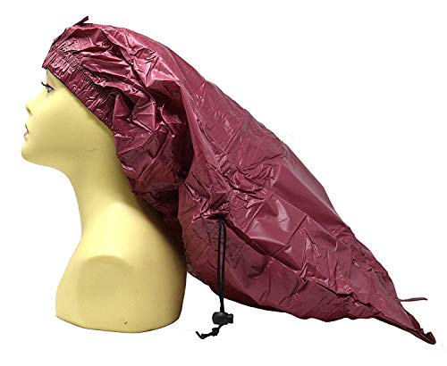 Ms Remi Premium Braid Shower Cap Burgundy 25 inch long and 18.5 inch wide