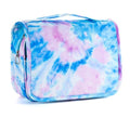 Kids Hanging Toiletry Bag for Girls, Travel Toiletry Bag for Little Young Girls Cosmetic Makeup Waterproof Wash Bag Toddler Traveling Toiletries, Tie Dye Blue - color: Tie Dye-Blue