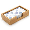 Bamboo Napkin Holder Rectangular, 9.5" x 5.5" x 2.5", Wood Guest Towel Tray, Wooden Paper Towels Holder for Kitchen/Bathroom Countertop - size: 9.5" x 5.5" x 2.5"