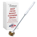 Deep Fryer Basket Cleaning Brush – High-Temp Commercial Kitchen Tool - Heavy Duty Brass Bristles - Heat Resistant to 750F for Food Debris - Deep Fryer Cleaner - Made in USA by FryOilSaver Co. B51C - style: Basket