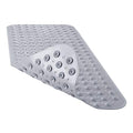 YINENN Bath and Shower Safety Mats 40x16 inch, Non Slip with Suction Cups for Bathroom Stall and Tub Floor, Extra Large and Machine Washable, Drain Holes Keep Bathtub Clean, Grey - color: Grey