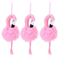 Beaupretty Flamingo Bath Balls for Kids 3-Pack Cartoon Bath Flowers Soft Shower Sponges Gentle Skin Massage Home Tool 10.23X4.72X3.54In