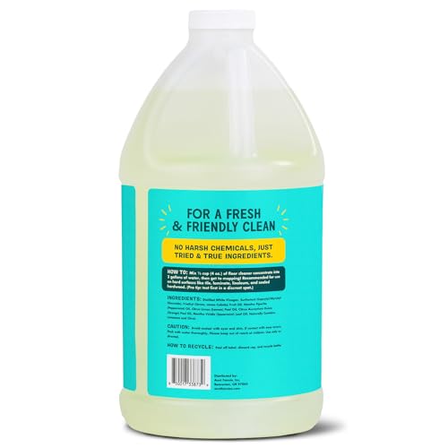 Aunt Fannie's Ultra Concentrated Floor Cleaner Vinegar Wash, Multi-Surface Solution For Mopping, Value Size, Bright Lemon Scent, 64 oz - size: 64 Fl Oz (Pack of 1)