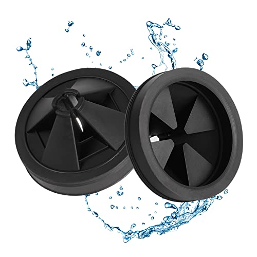 RQYEKDO Garbage Disposal Splash Guard,2 Pack 3 1/8 Inch Sink Baffle Disposer Drain Splash Guard Collar EPDM Rubber Upgraded Replacement Quiet Cover for Waste King, Whirlaway and GE Models - color: 3-1/8" (2pcs）