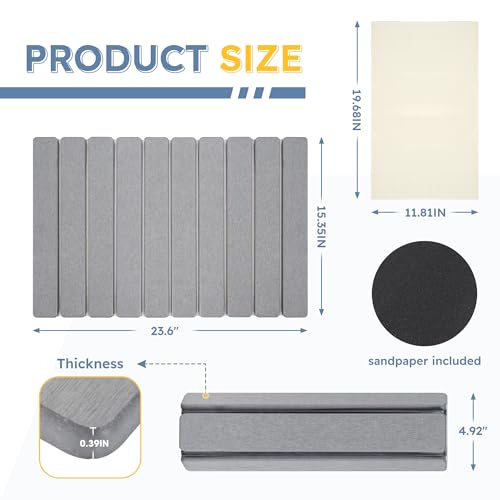 Large Foldable Stone Bath Mat,Diatomaceous Earth with Non-Slip and Super Absorbent, Dry Mat with Quick Dry for Bathroom,Easy to Clean（23.6" Lx15.35 W,Light Grey） - color: Light Grey