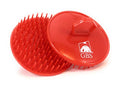 G.B.S Gents Dandruff Cleaning Scalp Brush 2 Pack – Silicone Shampoo Scrubber for Hair & Scalp Massage, Exfoliating Wet Dry Hair Care, Red | Silicone Shampoo Scrubber, Hair & Scalp Massage, Exfoliating, Wet Dry Hair Care - color: 2red