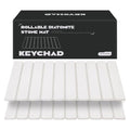 KEYCHAD Foldable Stone Bath Mat, Non-Slip Diatomaceous Earth Bath Mat, Super Absorbent Quick Drying Bath Stone Mat, Sleek & Luxury Bath mat for Bathroom Kitchen Bathtub, 23.4 * 15.4" White - 2 Pack - color: 2pack Folding-white