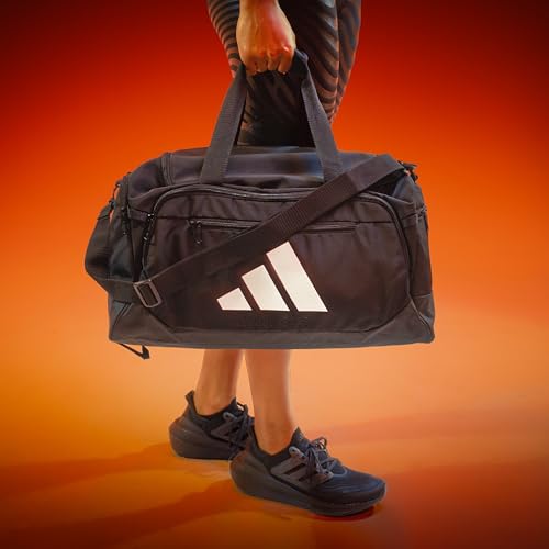 adidas Defender 5 Duffel Bag for Sports, Gym and Travel, Crystal Linen Beige/Trace Khaki, OSFA - color: Crystal Linen Beige/Trace Khaki, style: Small (42l)