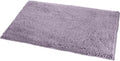 Amazon Basics Non-Slip Microfiber Absorbent Plush Shag Bathroom Rug Mat, Machine Washable, 21" x 34", Lavender (Pack of 12) - color: Lavender, size: 1'9" x 2'10" (Rectangular) (Pack of 12)