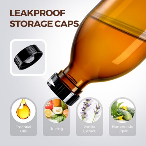 8 oz Amber Glass Pump Bottle, 250ml Glass Soap Dispenser Bottle for Body Lotion Massage Oil, Refillable Empty Hand and Dish Soap Dispensers Set with Labels - 2 Pack - color: Amber