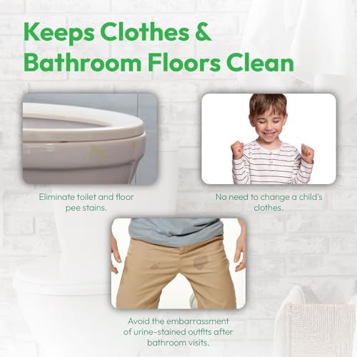 P-flector® Toilet Seat Urine Guard (2-Pack) - Pee Splash Guard for Potty-Training Kids, Adults, Seniors & Special Needs Individuals - Fits Round, Elongated & Curved Toilet Seats - size: 2 Pack
