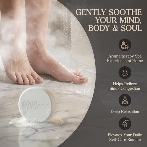 Citrus Shower Steamers Aromatherapy 6 Pack – Yuzu Citrus Shower Steamer for Energy, Relaxation & Self Care – Energizing Spa Shower Bombs for Women & Men, Individually Wrapped