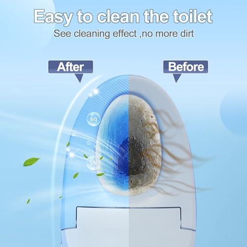 KIISIISO Automatic Toilet Bowl Cleaner Tablets Blue 72 Pack, Drop-In Tank Cleaner for Bathroom, Prevent Stains & Deodorize, Septic Safe, Long-Lasting Cleaning Tabs - Fresh Scent - size: 1 Count (Pack of 72)