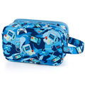 Kids Toiletry Bag for Boys, Travel Toiletry Bag for Little Young Boys Waterproof Hanging Wash Bag Toddler Traveling Toiletries, Games Camo Blue - color: Games Camo Blue