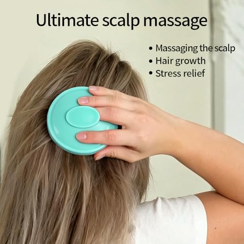 Ella & Sara 2PCS Scalp Massager Hair Growth, Scalp Brush for Hair Growth & Dandruff Removal, Scalp Scrubber, Shampoo Brush & Exfoliator for Scalps - Hair Scrubber for Thick Thin Curly Hair Care - size: 2-Pack