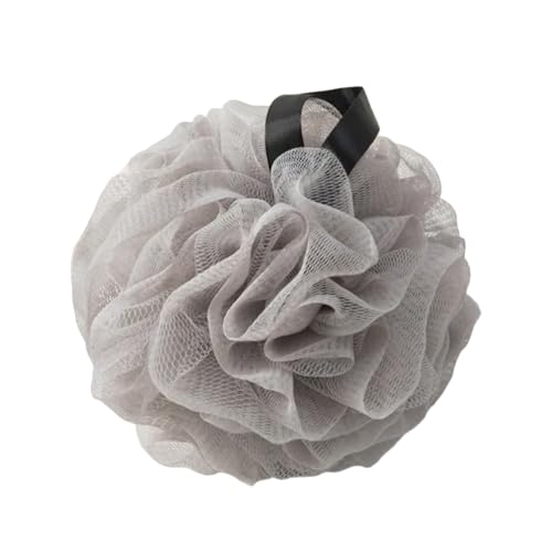 Loofah Sponges for Shower,Exfoliating Cleaning Bath Loofa Body Scrubber Balls for Women Men Washing(1 pcs, Gray) - color: Gray, size: 1 Count (Pack of 1)