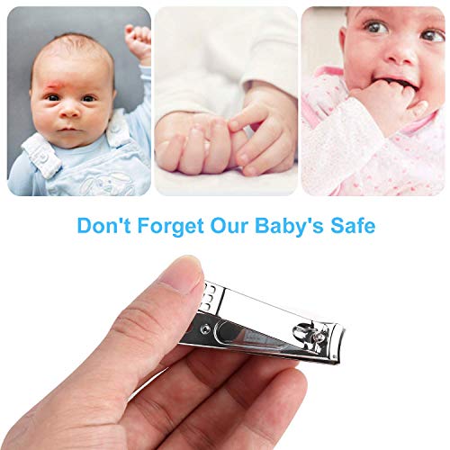 OKOM 19PCS Nail Clipper Set - Professional Manicure Nail Kit for Men Women, Stainless Steel Nail Clippers with Case, Fathers Day Gift - size: Large (Pack of 1)