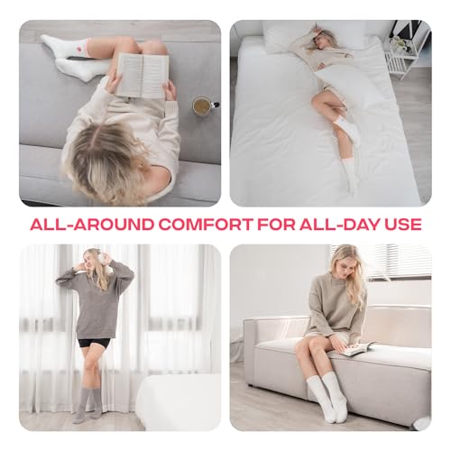 CoolMate Cozy Soft Cloud Socks, Fuzzy Socks for Women - color: D.07 - Embroidered Strawberry