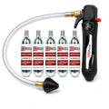RedRock Gallo Drain Gun with 5 Unthreaded CO2 Cartridges for A/C Condensate Line Air Conditioner Cleaner Blaster Opener Kit with Five Cartridge Clears HVAC Clogs - color: Black