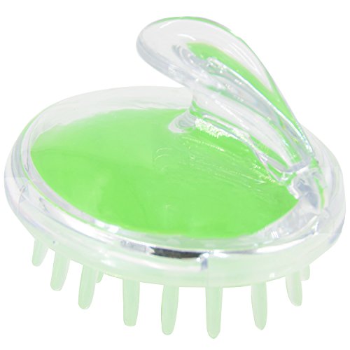 Manual Scalp Massagers Brush,Scalp Massaging Shampoo Brush SCMPUI01GN Green